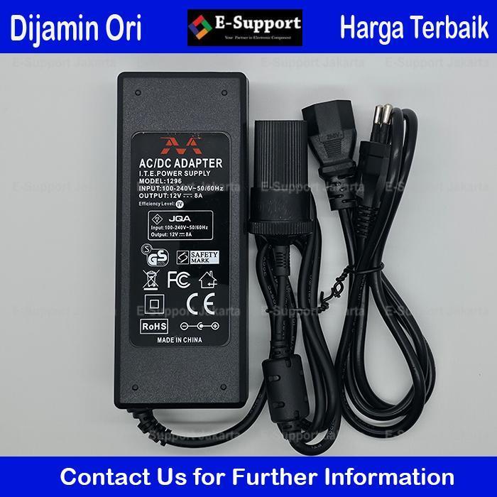 Adaptor 12v 10a Jack Lighter Car vacum cleaner Ac to dc 220v - 12V 8A