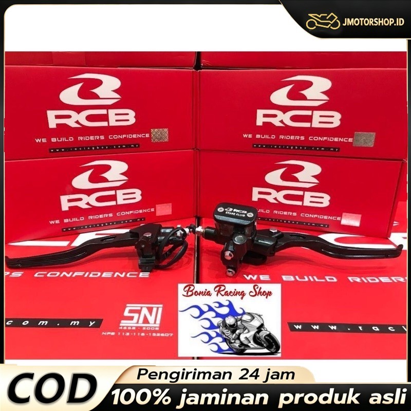 RCB Paket Master Rem E-3 Kotak 12.7MM/14MM Dan Kopling RCB E-2 (bisa diaplikasikan ke motor matic)