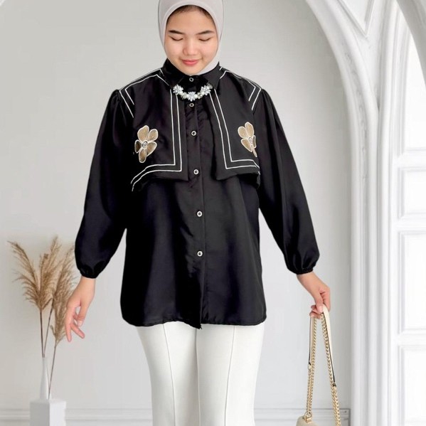 COD ORIGINAL NAOMI KEMEJA BORDIR GF