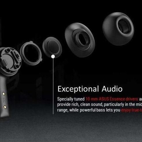 ASUS ROG Cetra True Wireless Gaming Headphones TWS Headset Earphone (TERBAIK) (TERBARU) (TERMURAH)