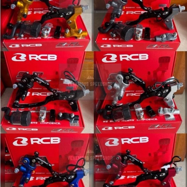 Paket Master Rem RCB Racing Boy S1 FL Facelift 14MM 15MM 17MM Dan Kopling Tipe S2 Fl (Bisa Di Aplika