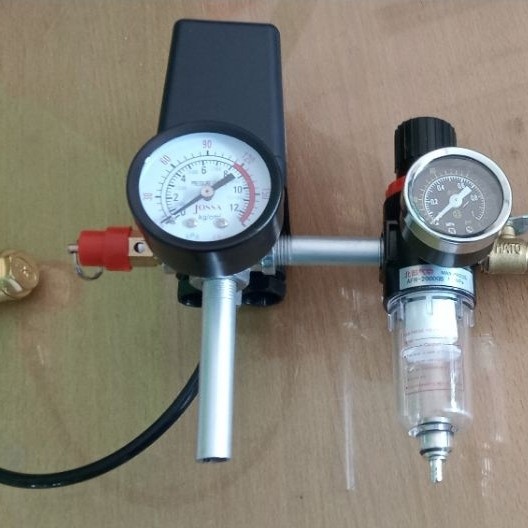 Otomatis Fullset Rakit Kompresor +filter Regulator