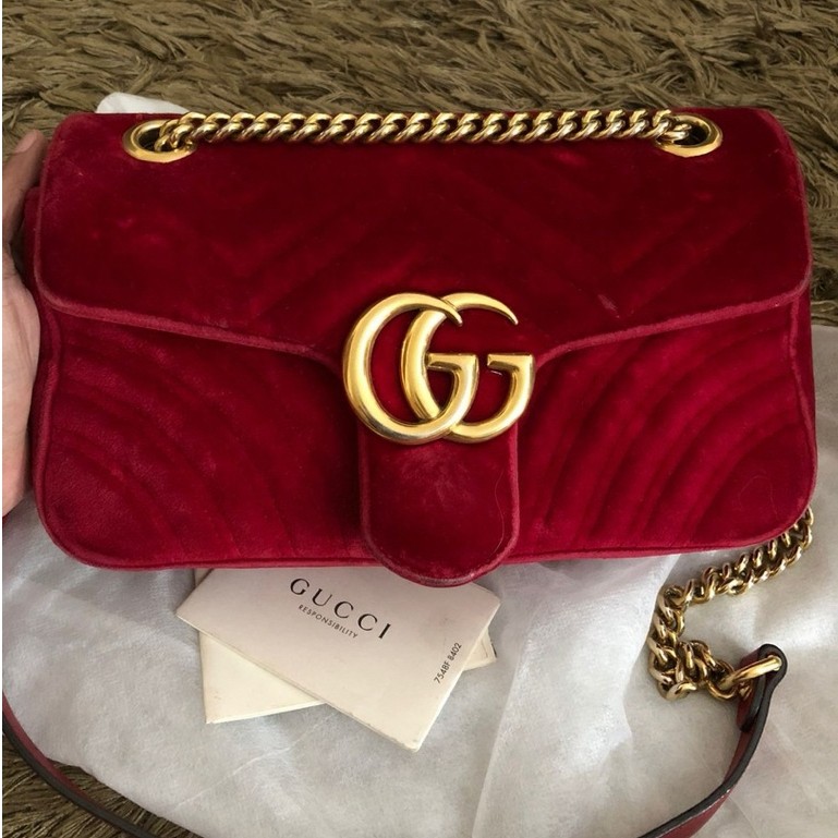 gucci bag marmont suede