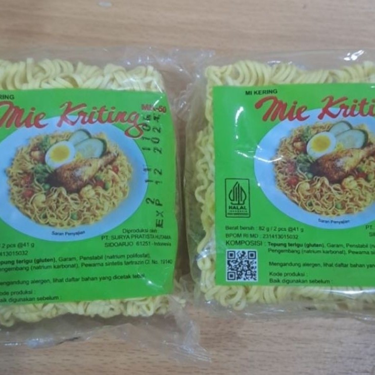 MIE KRITING / MIE KERING PER BUNGKUS