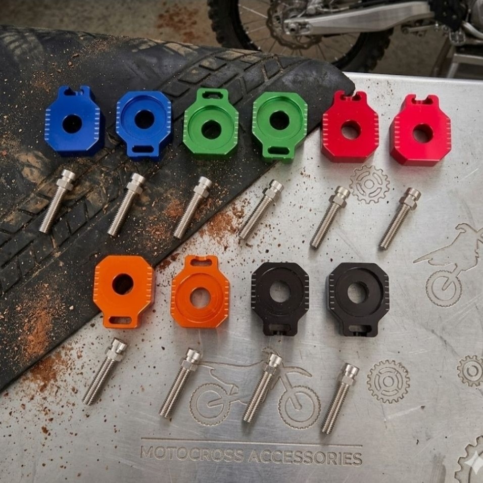 Setelan Pengencang Rantai CNC PNP Swing Arm Replika KTM250 KLX150 CRF150L WR155