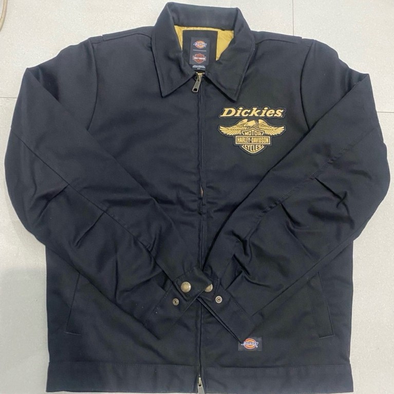 DICKIES X HARLEY DAVIDSON WORK JACKET SIZE S ORIGINAL 100%