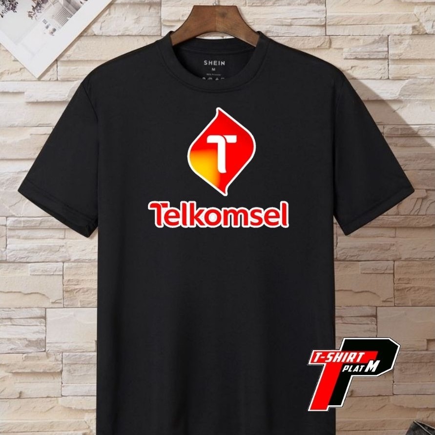 Kaos TELKOMSEL Indonesia Semi Cotton 30s