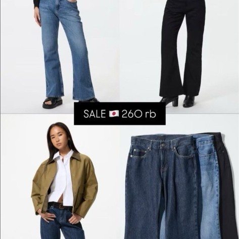 Uniqlo Bootcut Jeans