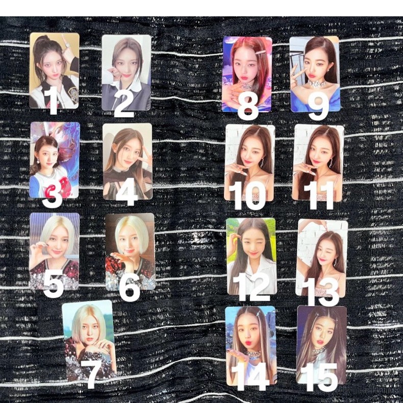 OFFICIAL PHOTOCARD IVE - Gaeul, Wonyoung
