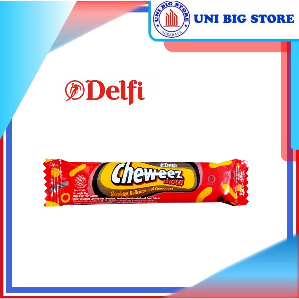 KIOSGROSIR Delfi Cheweez Chew -ezz Chewezz Choco 10 gr Chew ezz Coklat