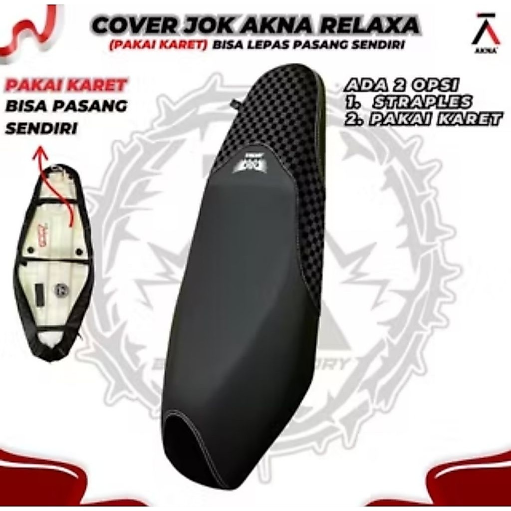 Cover Jok Motor Akna Relaxa/Sarung Jok Motor Akna Kulit Jok Motor Akna Relaxa