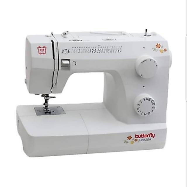 Mesin jahit butterfly JH8530A / JH 8530A portable multifungsi