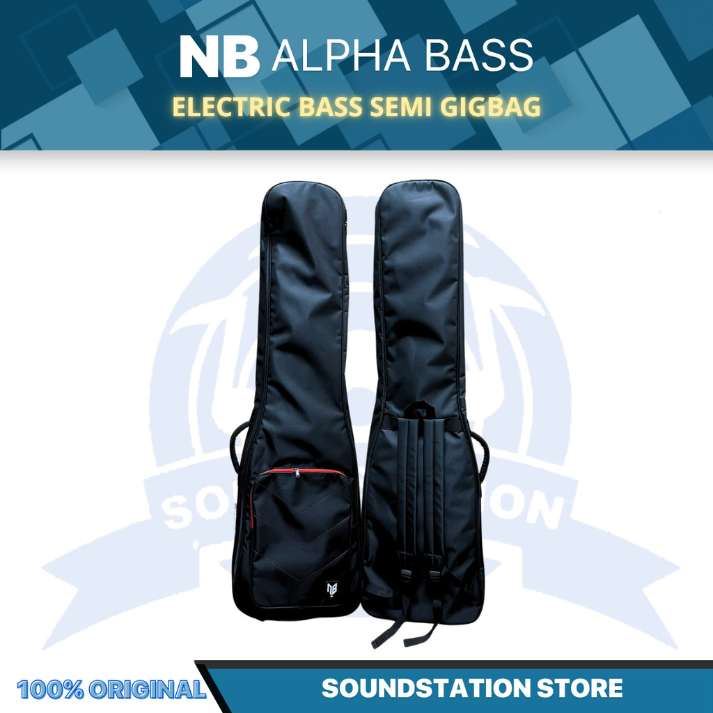 NB Alpha Bass Guitar Semi Gigbag - Tas Bass Semi Gigbag