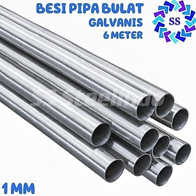 BESI PIPA GALVANIS TEBAL 1 MM 6 METER