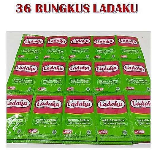 Ladaku 36 Sachet Ladaku Lada Bubuk Merica Bubuk