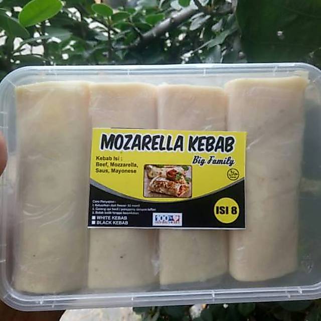 Kebab daging mozarela halal