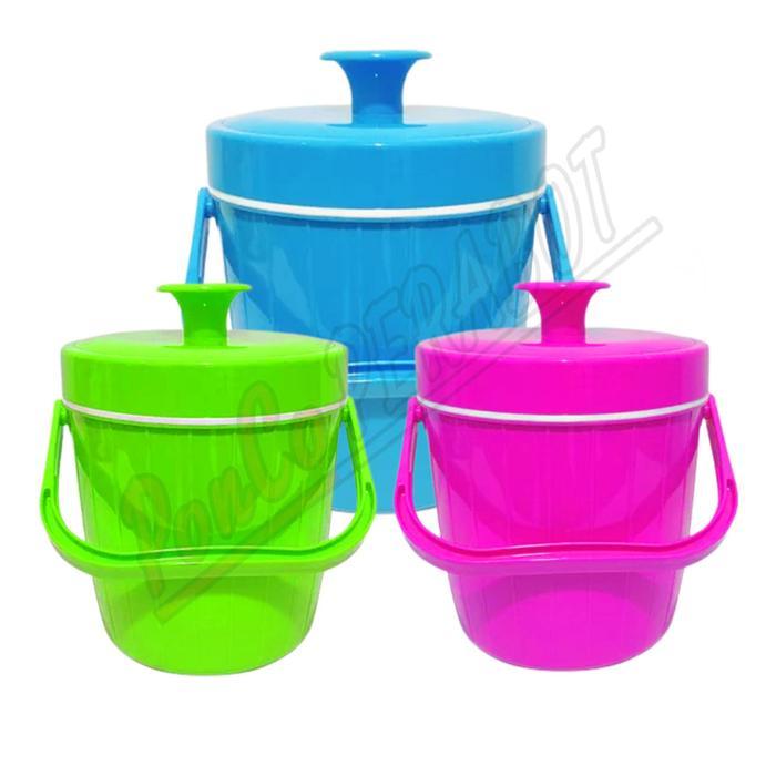 Rice Bucket Kecil/Termos Es Murah /Termos nasi Vacuum - Random, 6,5 L ( DOREMI )