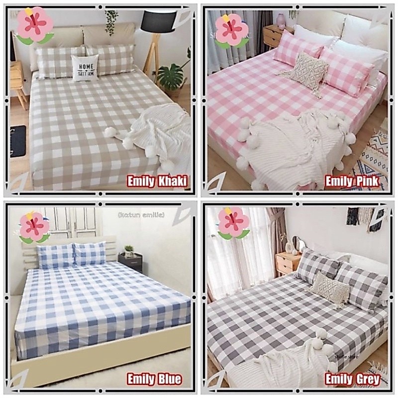 SPRAI MOTIF AESTHETIC ALA KOREA/HOME MADE/SPREI ESTETIK/ SPRAI Aestetik UKURAN KING 180x200