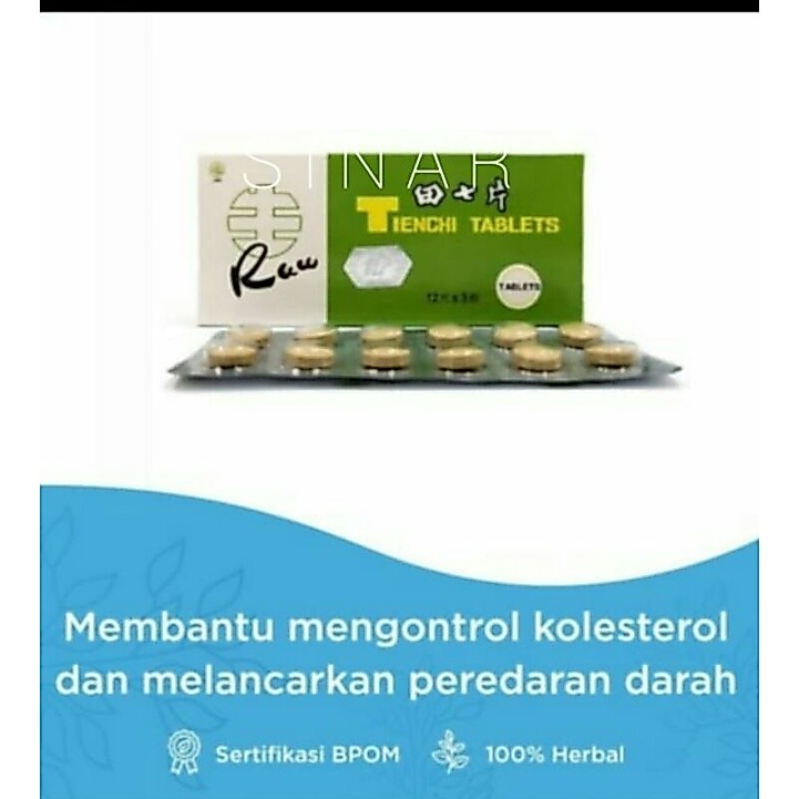 Raw tienchi tablet