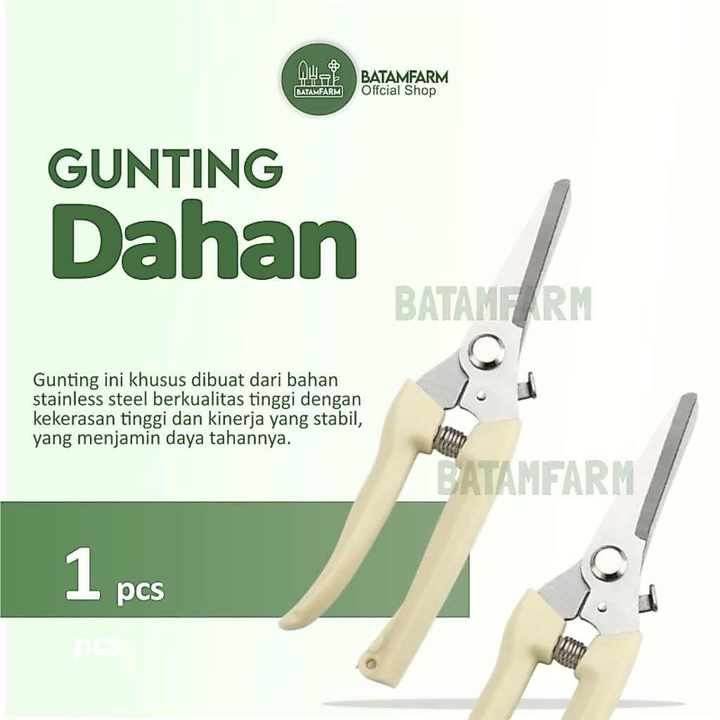 Gunting Tanaman Daun Dahan Ranting Lurus