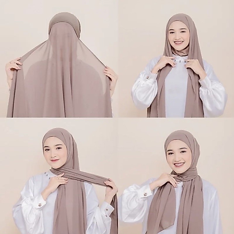 PASHMINA INNER 2 IN 1 / Pashmina ciput ceruty babydoll