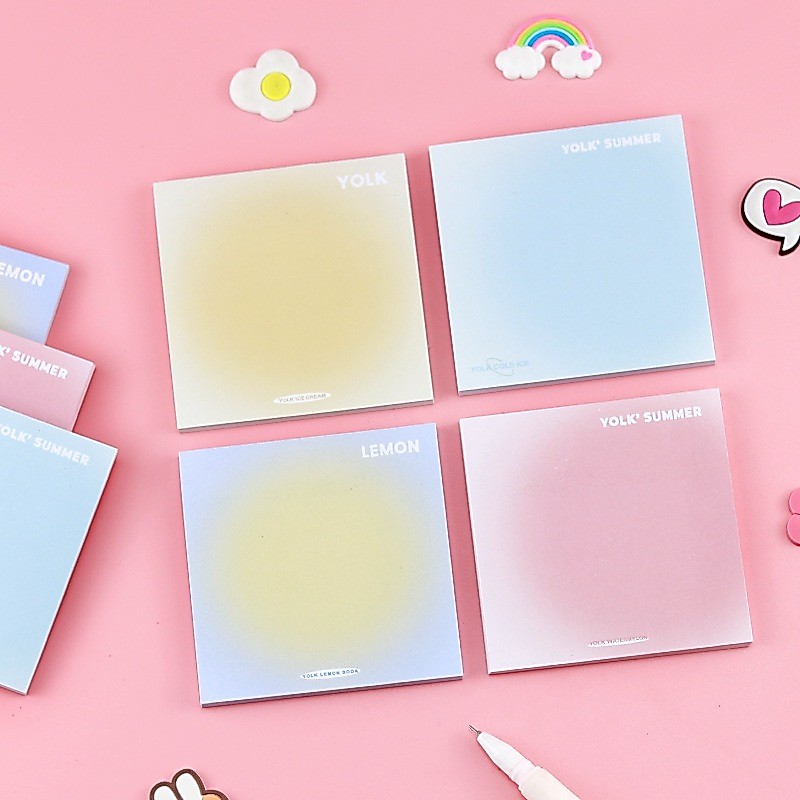 Sticky Notes Gradient / Sticky Notes Gradasi Isi 50 Lbr / Sticky Notes Lucu / Memo Tempel Estetik / 