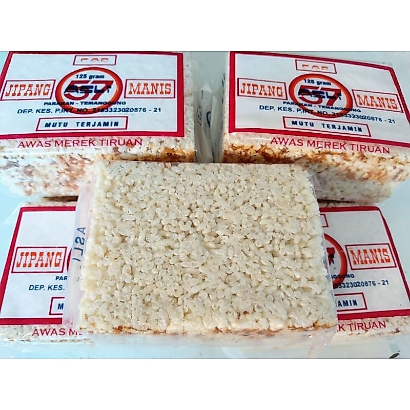 Jipang beras ketan / Teng teng jipang / jipang cap 57