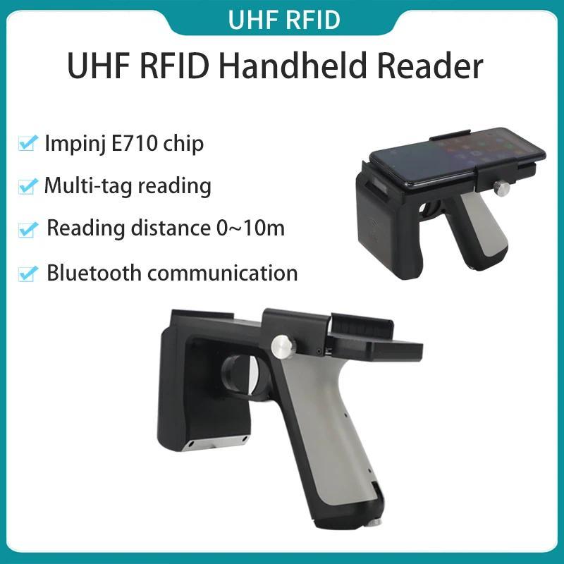BT UHF RFID Reader Mobile Phone Back Clip Rfid Reader UHF Handheld RFID Reader for Android System In