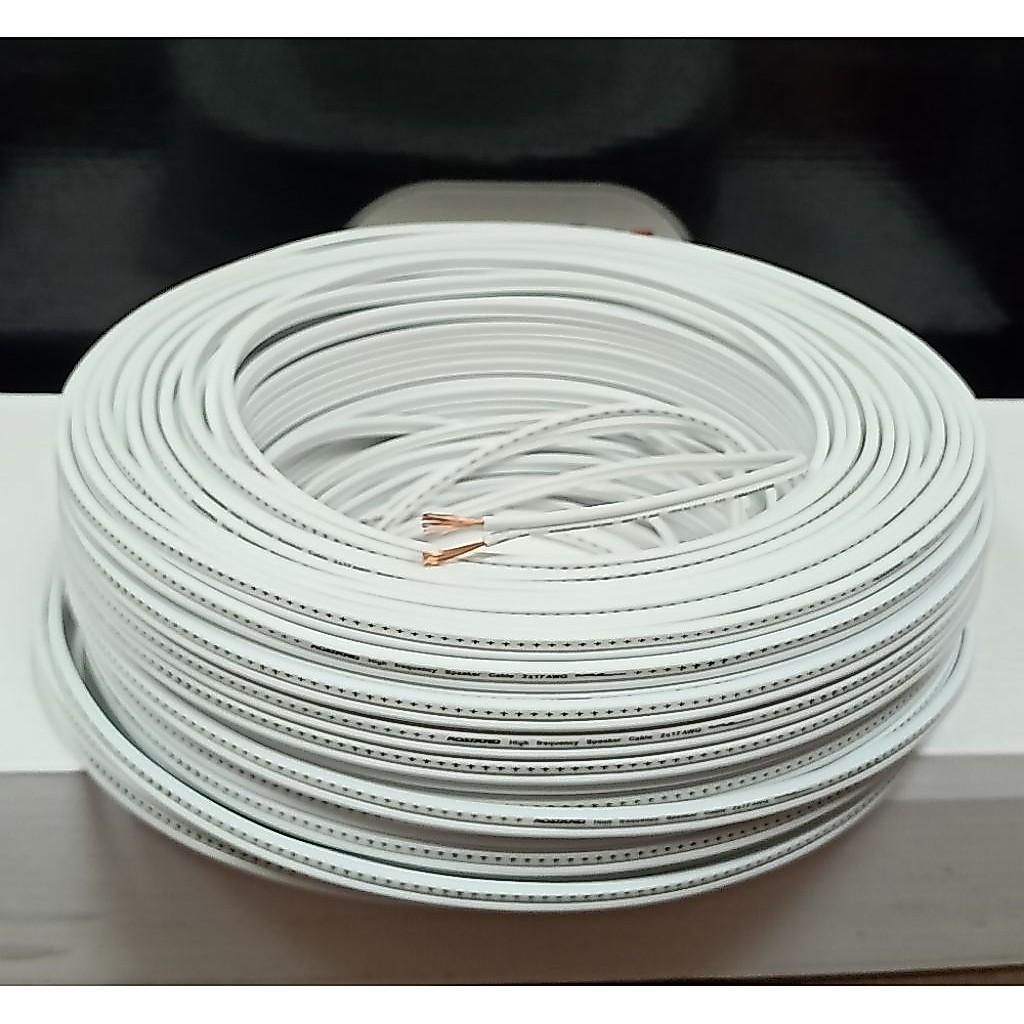 Kabel Speaker Kabel Subwoofer Rostand 17awg Tembaga Murni