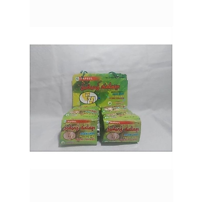 godong salam kapsul original untuk asam urat, pegal linu, dan nyeri tulang