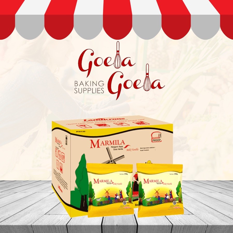Mentega Marmila Milk Vanilla - 250 gr