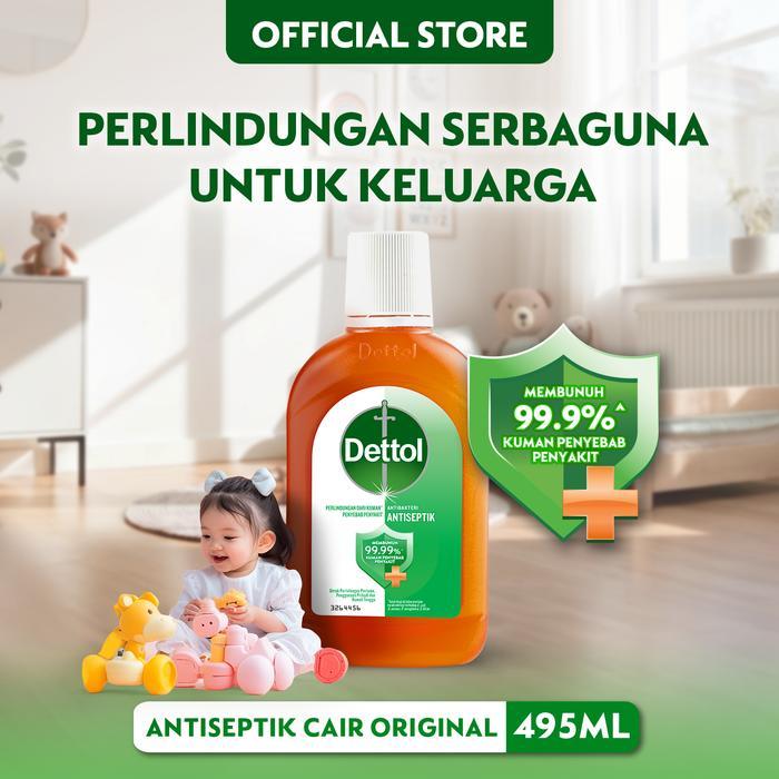 Dettol Cairan Antiseptik 495ml - Cairan Antiseptik