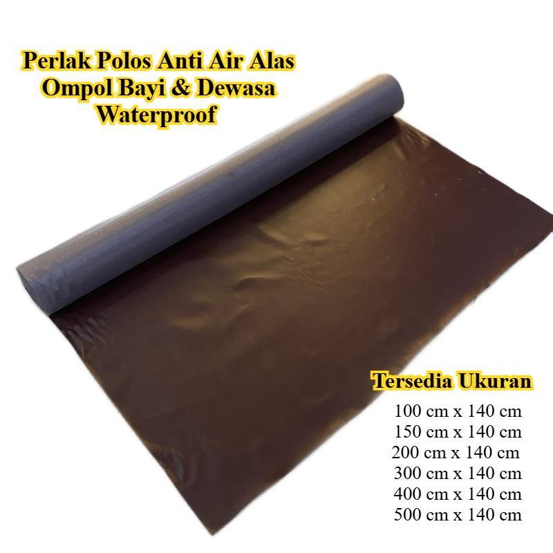 Perlak Meteran Polos Anti Air Lebar 140cm - Alas Ompol Bayi & Dewasa Waterproof - Pelindung Kasur Ta