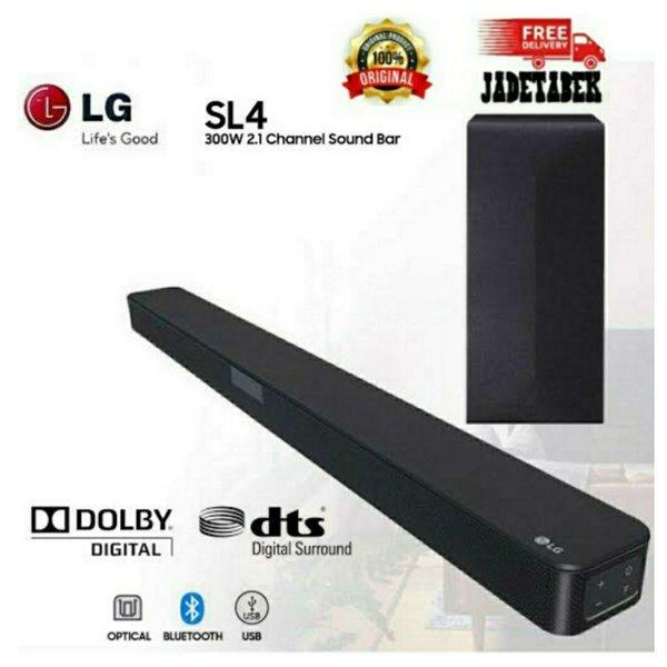 LG SOUNDBAR SL4 2.1 CHANNEL SPEAKER WIRELESS SUBWOOFER BLUETOOTH