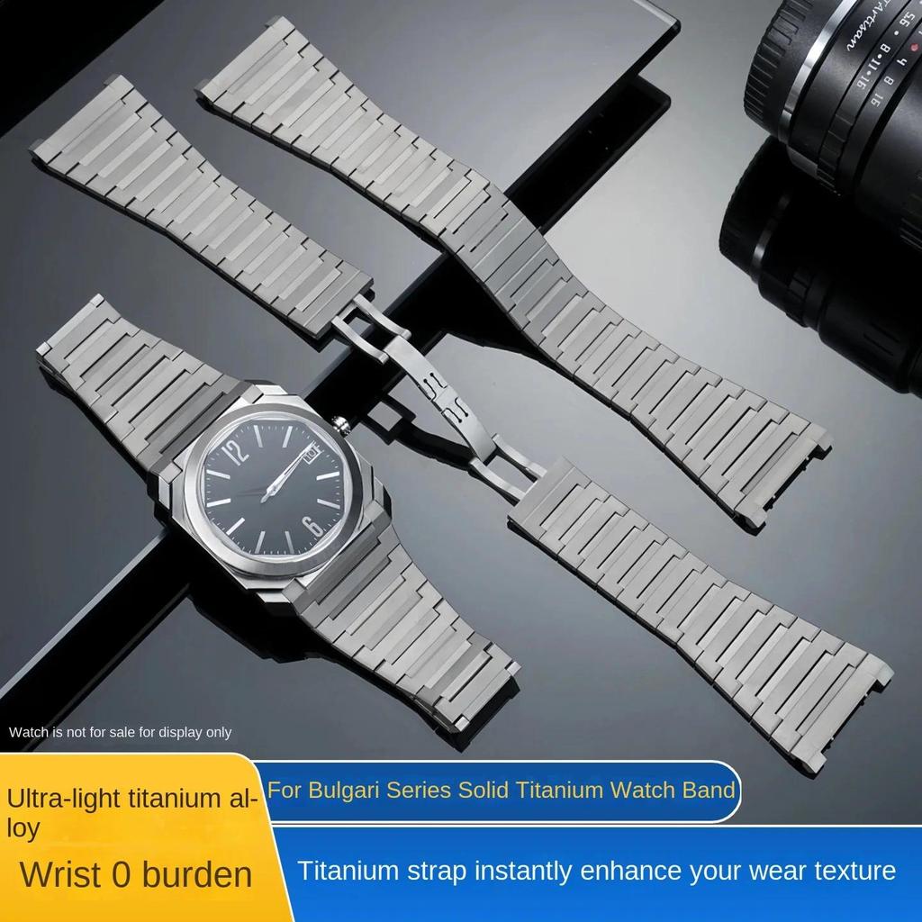 Gelang Paduan Titanium untuk Seri Bulgari OCTO 102713 103610 103464 103297 Tali Khusus Pria Jam Tang