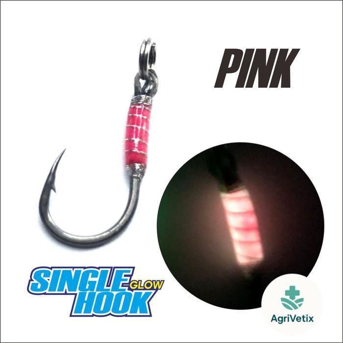 single hook no 5 micro ultralight fishing minnow mini swim stickbait - pink
