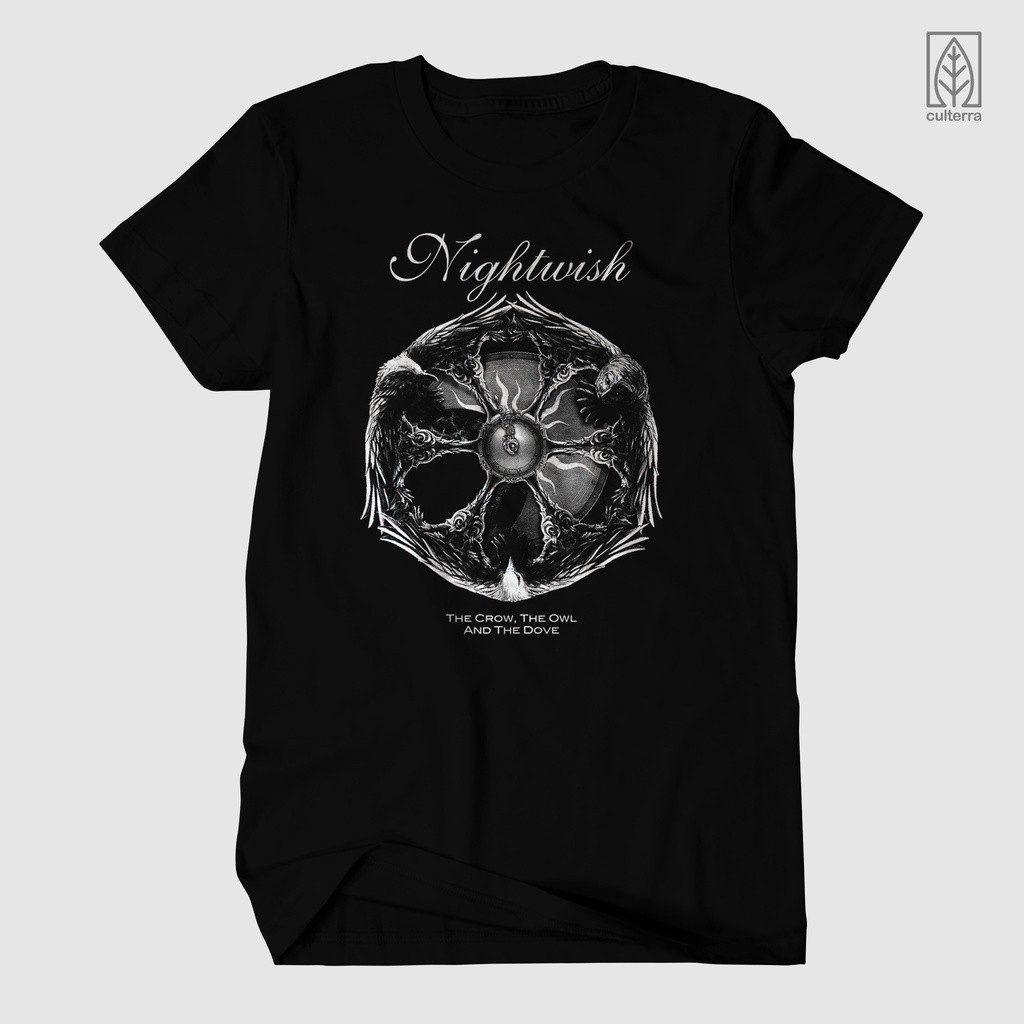 KAOS BAND / KAOS NIGHTWISH / BAJU NIGHTWISH THE CROW / BAJU MUSIK ROCK METAL / MONO VERSION
