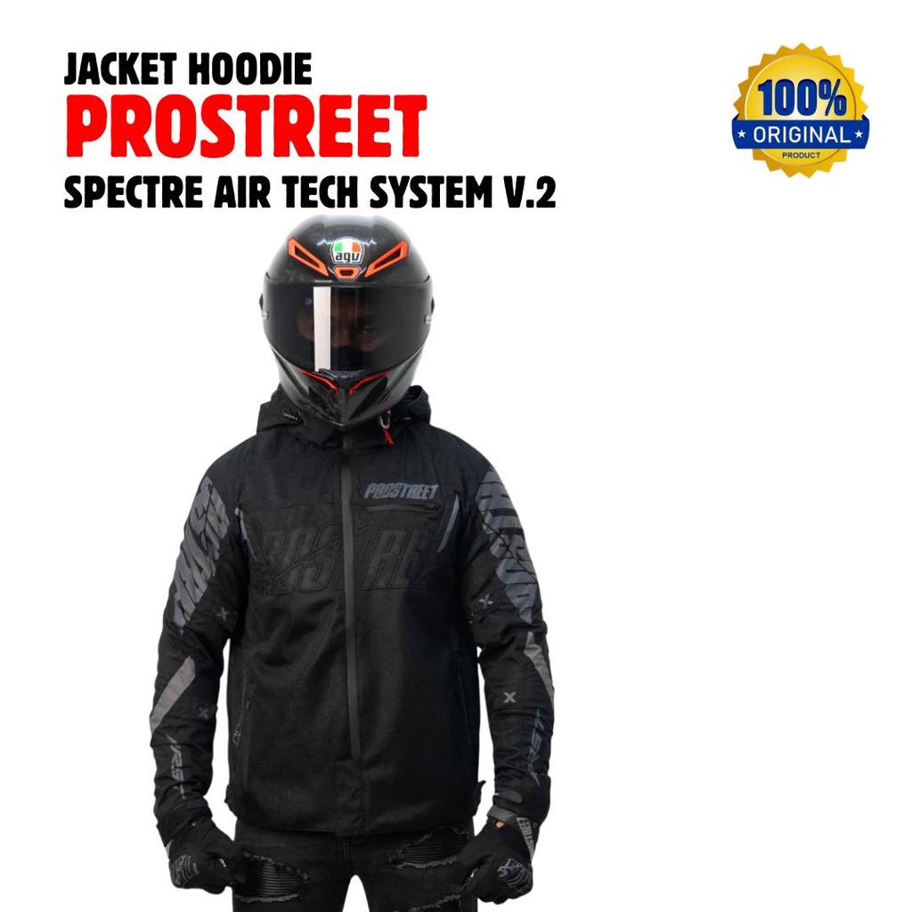 JAKET PROSTREET SPECTRE AIR TECH SYSTEM V.2 BLACK | JAKET PROSTREET | 100% ORIGINAL PRODUCT