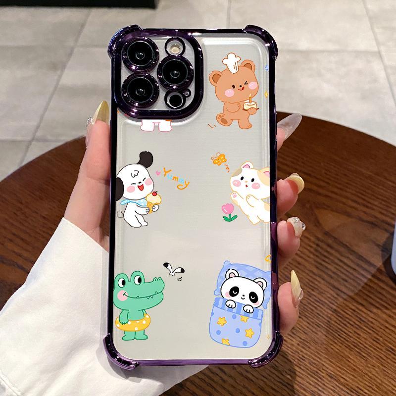 Casing Hp For IQOO Case Z10 5G NEO 10 U1x Lucu Beruang Silikon Antishock Kesing Murah Cassing