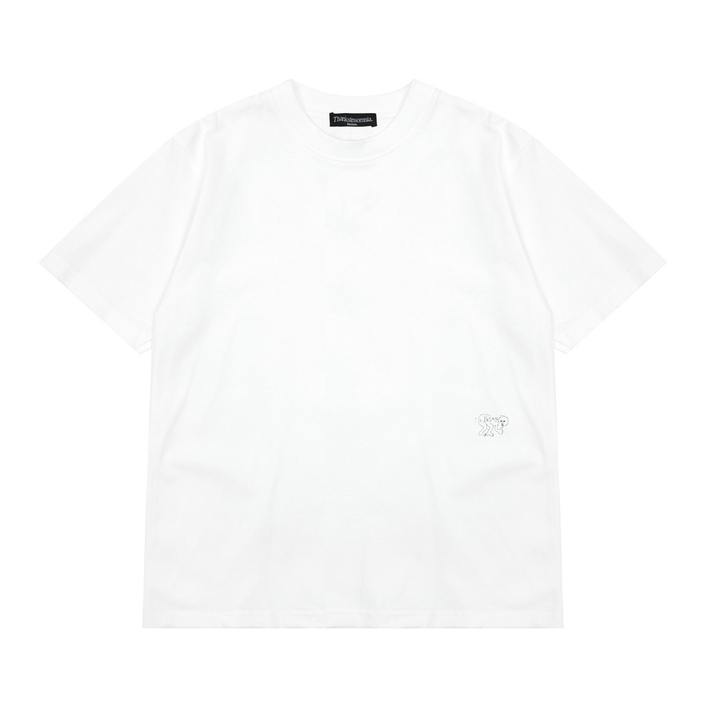 Tshirt Lyrrena Katun Putih Thanksinsomnia