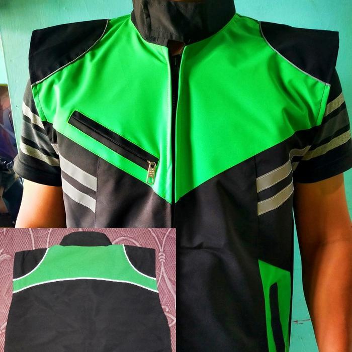 rompi polos hijau ojol Sport Outdoor