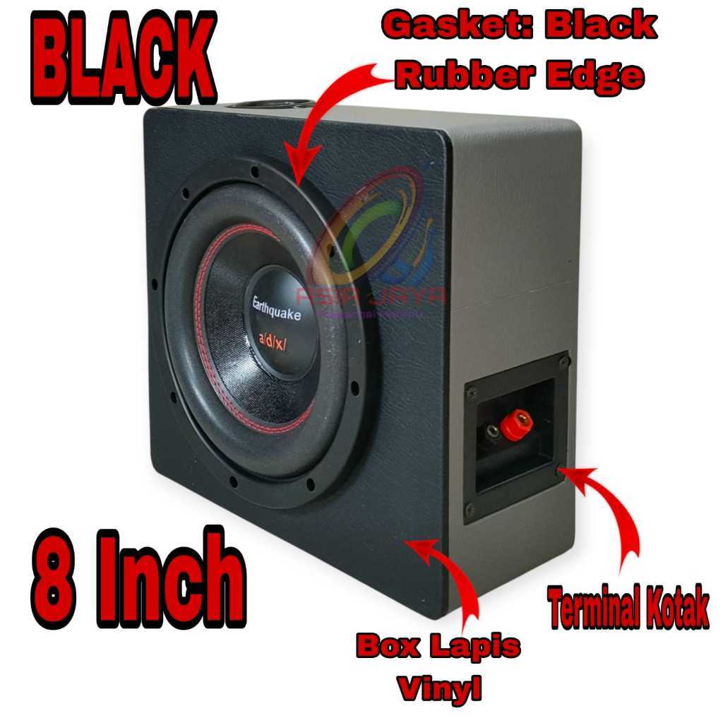 Paket Combo Subwoofer Kolong Pasif Speaker ADX 8 Inch Earthquake 888 8 Inch