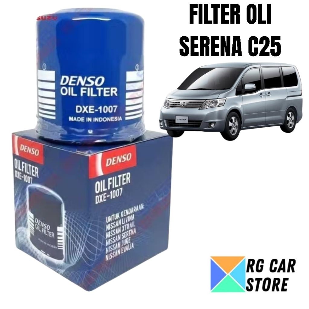 Filter Oli Nissan Serena C25 2005-2012 Original Denso DXE-1007 PnP Nissan Serena C25