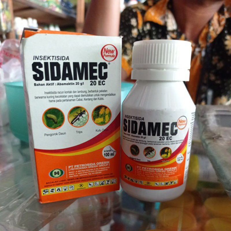 insektisida sidamec 100 ml abamectin bening