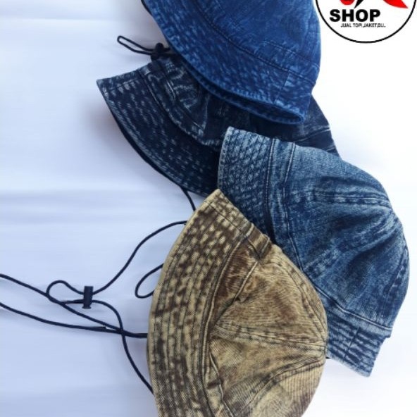 Topi Bucket Hat Jeans Anak Laki laki/Perempuan