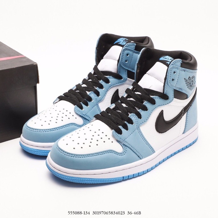 Blackshoes - Sepatu Sneakers Air Jordan 1 High University Blue