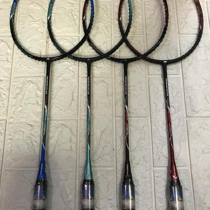 Raket Badminton New Power Max Nanoparticles 700 Kuat Tarikan 32 Lbs Original