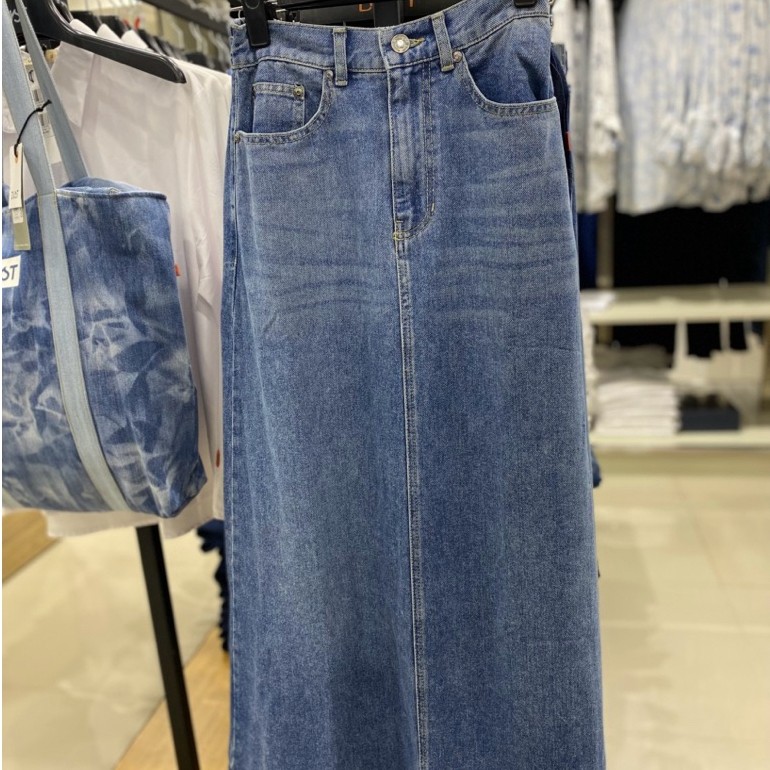 rok denim wanita brand Dust