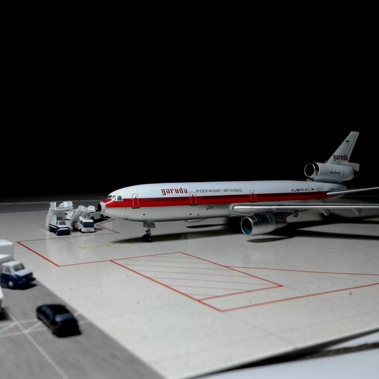 Diecast Pesawat Garuda Indonesia KLM McDonnell Douglas DC-10-30 rego PH-DTL Apollo skala 1:400