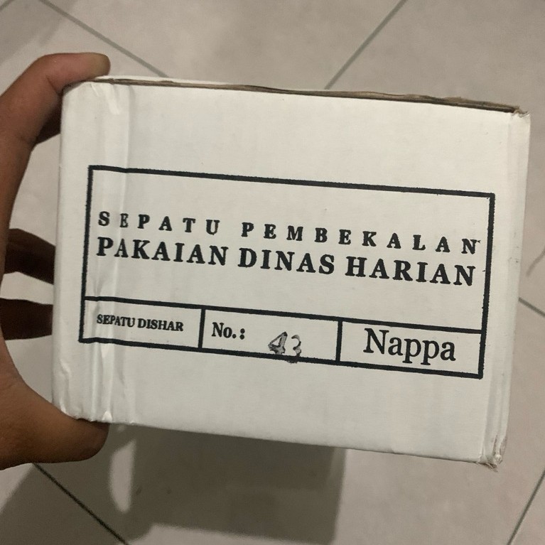sepatu PDH Satpam Nappa